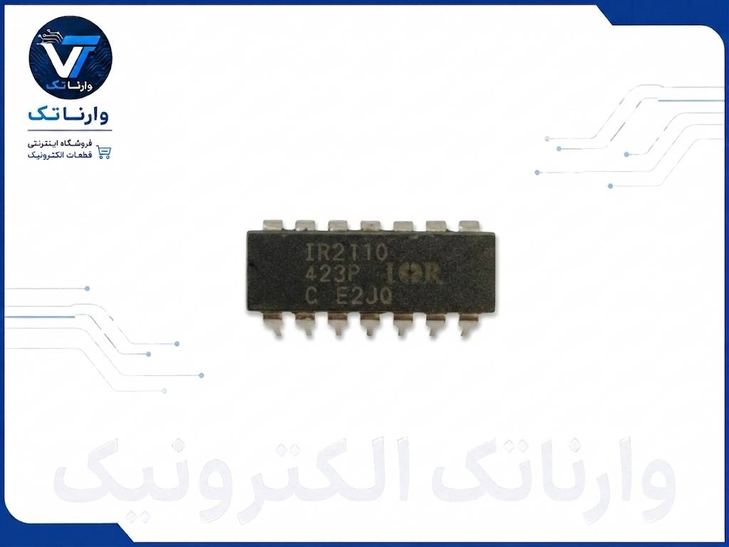 آی سی درایور گیت IR2110 مدل High-Side و Low-Side با پکیج DIP-14